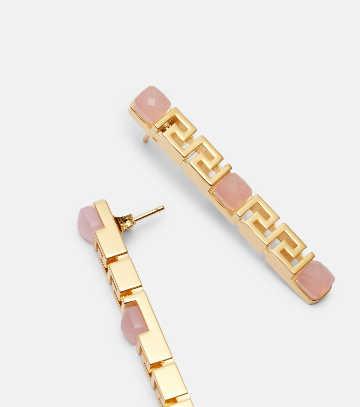 Versace Greca drop earrings