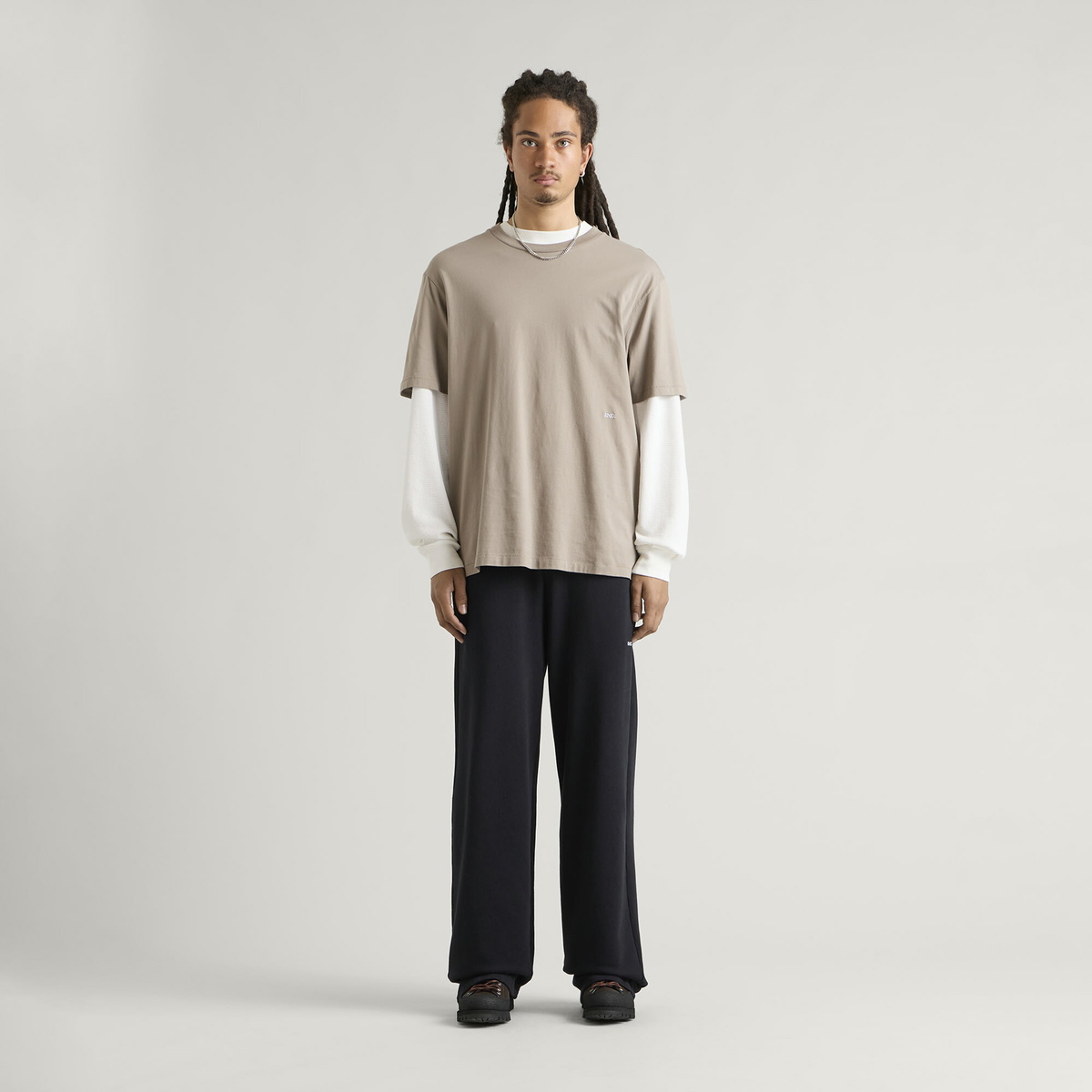 END. Signature T-shirt in Khaki