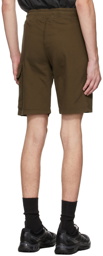 C.P. Company Khaki Light Fleece Cargo Shorts