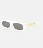 Gucci Runway rectangular sunglasses