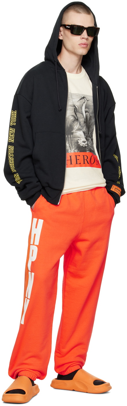 Heron Preston Orange Eco Molded Slides