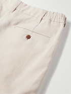 Dunhill - Straight-Leg Pleated Linen Bermuda Shorts - Neutrals