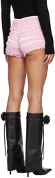 GUIZIO Pink Ruffle Shorts
