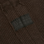 MM6 Maison Margiela Women's Knitted Balaclava Hood in Brown