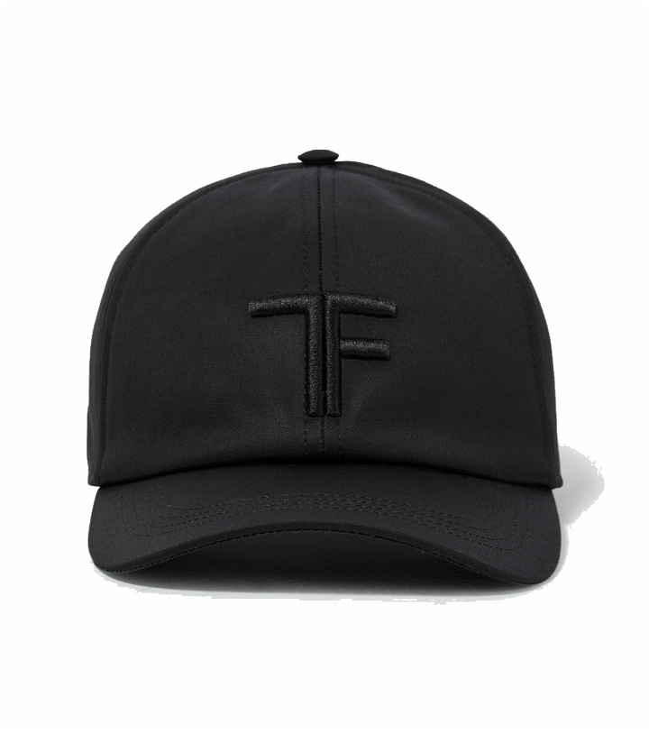 Photo: Tom Ford - Leather-trimmed baseball cap