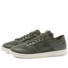 Nike Men's Dunk Low Retro Premium Sneakers in Sequoia/Light Brown