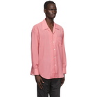 Our Legacy Pink Wool Loco Shirt