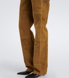 Altuzarra Mills suede straight pants