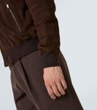 Tod's Suede bomber jacket