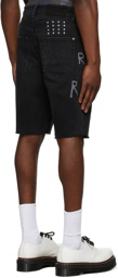 Ksubi Black Wolf Shorts