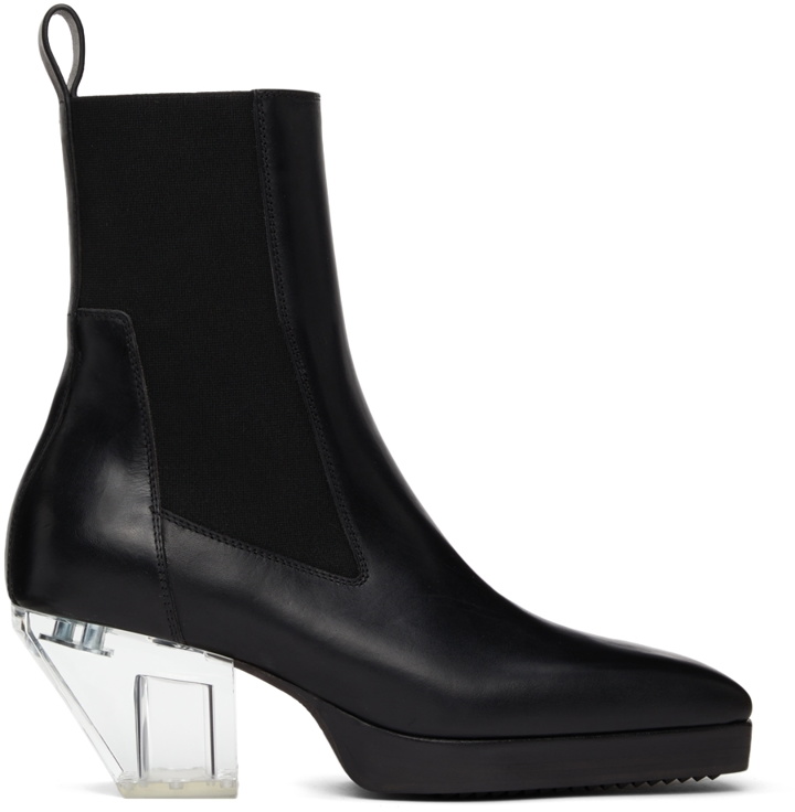 Photo: Rick Owens Heeled Silver Boots