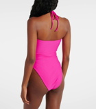 Same Floral-appliqué cutout swimsuit