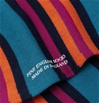 Pantherella - Shibuya Striped Cotton-Blend Socks - Multi