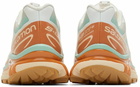 Salomon Beige & Orange XT-6 Skyline Sneakers