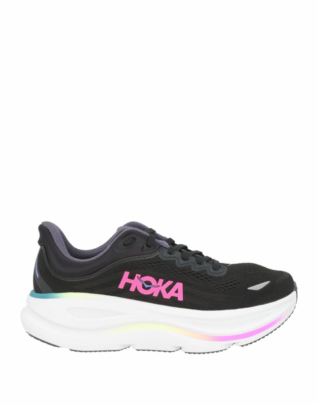 Photo: Hoka Bondi 9 Womens Sneakers in Black
