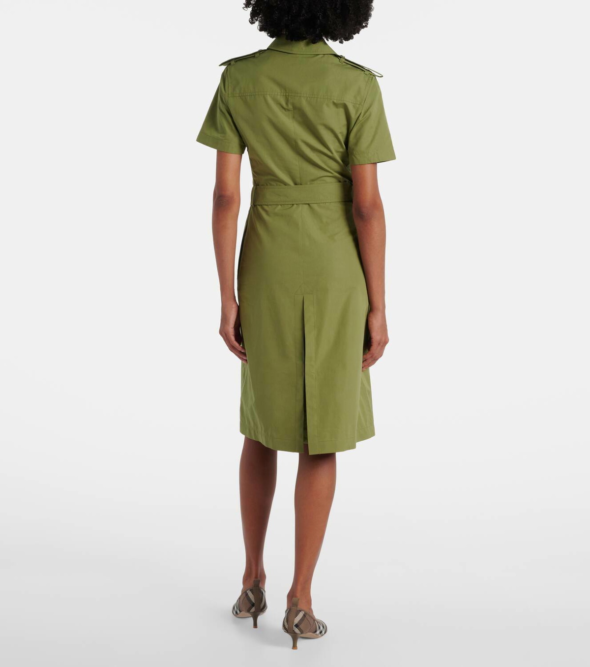 Burberry Belted cotton shirt dress