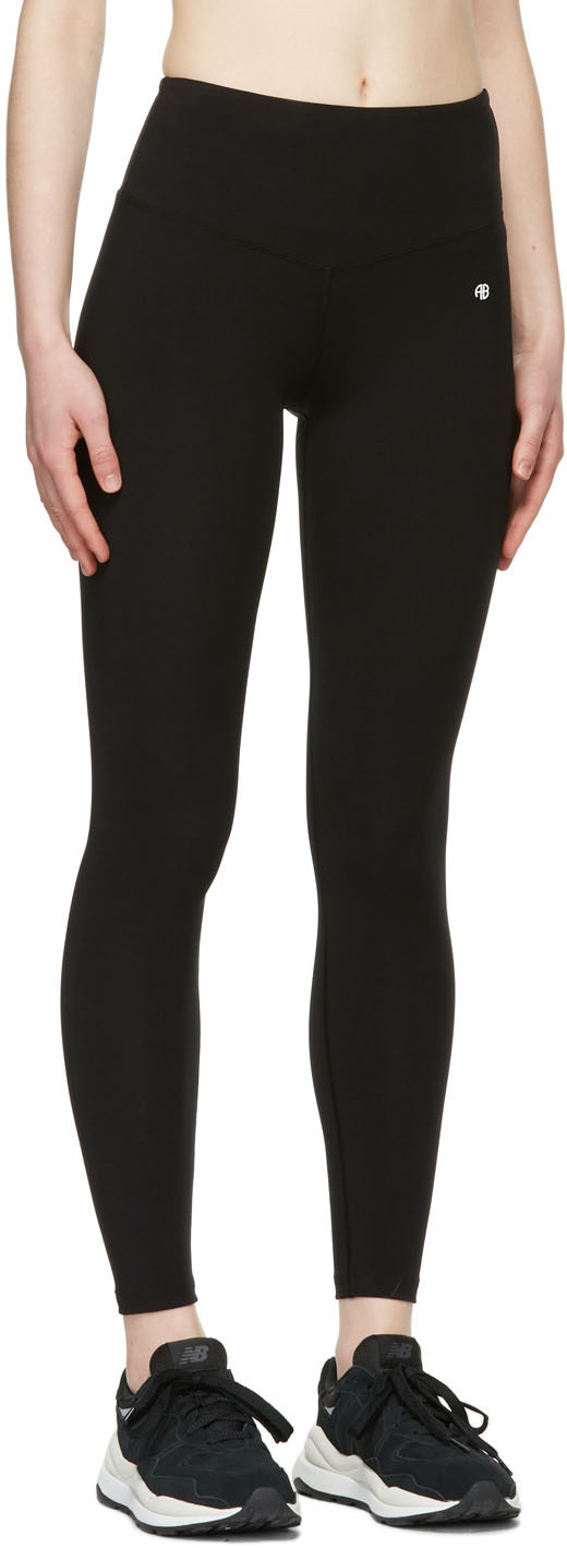ANINE BING Black Blake Sport Leggings