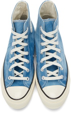 Converse Blue Washed Chuck 70 Hi Sneakers