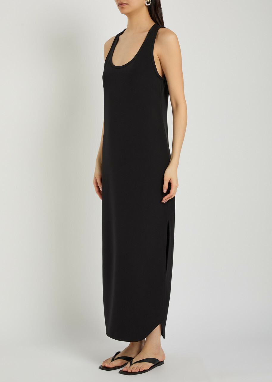 Wardrobe.nyc Stretch-crepe Maxi Dress Black