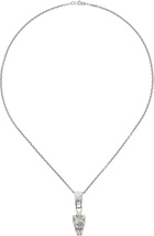 YOHJI YAMAMOTO Silver Wolf Pendant Necklace