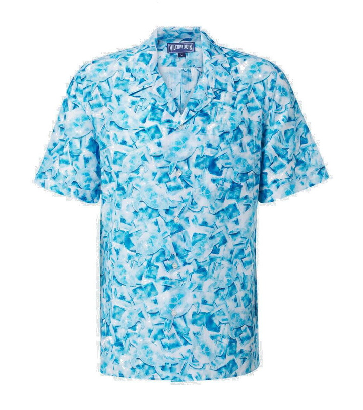 Photo: Vilebrequin Charli cotton and silk bowling shirt