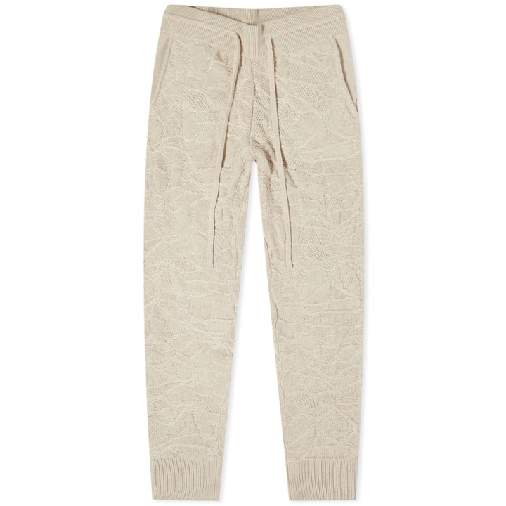 Photo: Twenty Crossover Netting Sweater Knit Sweat Pant