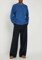 Begg & CO Hugo Melange Cashmere Sweatshirt Blue