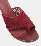 Magda Butrym Crochet thong sandals
