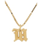 MISBHV Gold The M Necklace