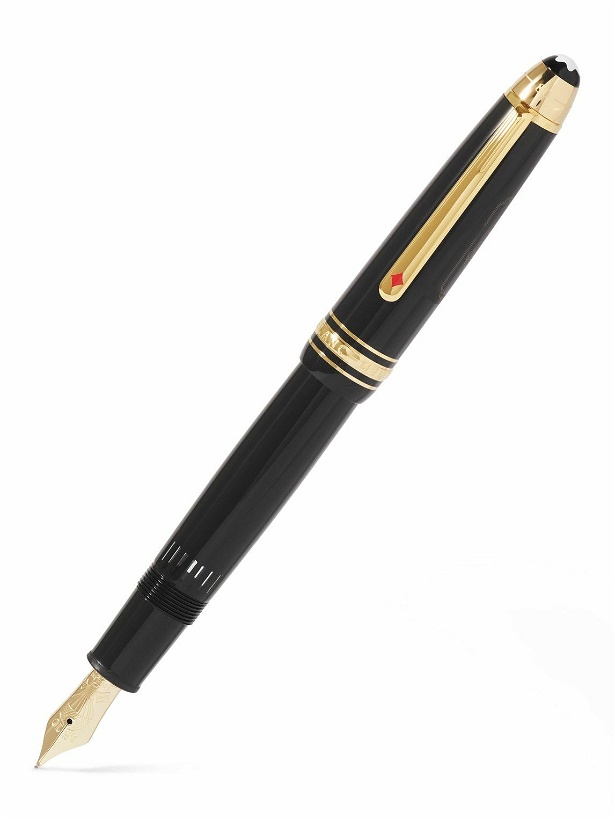 Photo: Montblanc - Meisterstück Around the World in 80 Days Le Grand Resin and Gold-Plated Fountain Pen