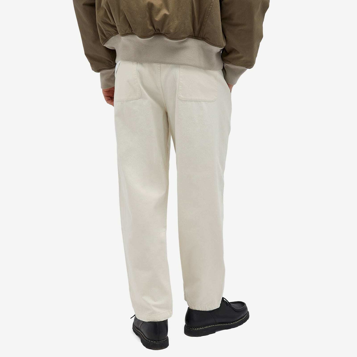 Garbstore Men's Home Party Trousers in Ecru