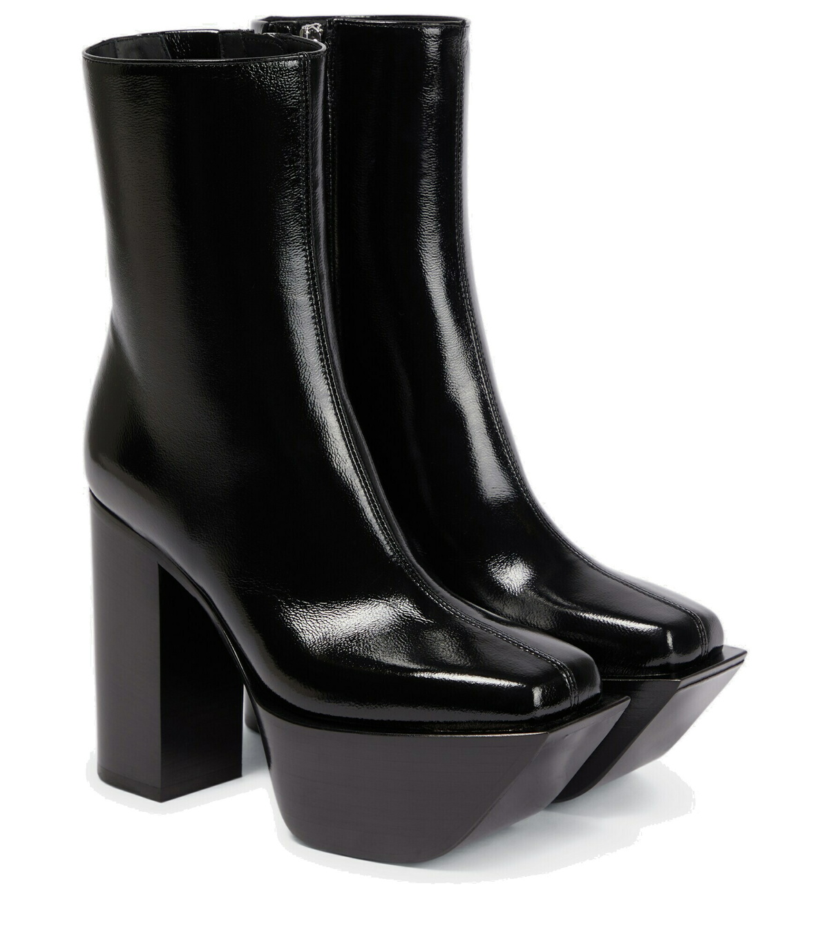Peter Do - Metal-trimmed leather ankle boots Peter Do