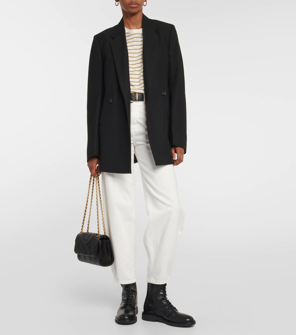 Tory Burch Leather combat boots Tory Burch