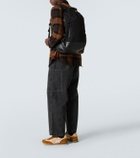 Visvim Cordura 20L leather-trimmed backpack