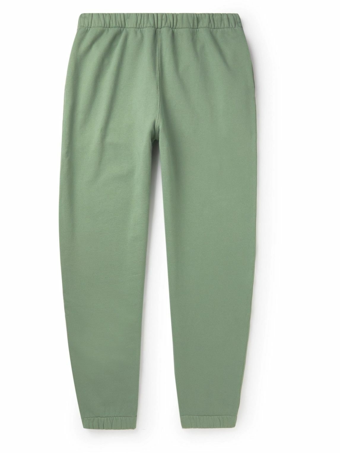 Photo: ERL - Tapered Cotton-Jersey Sweatpants - Green