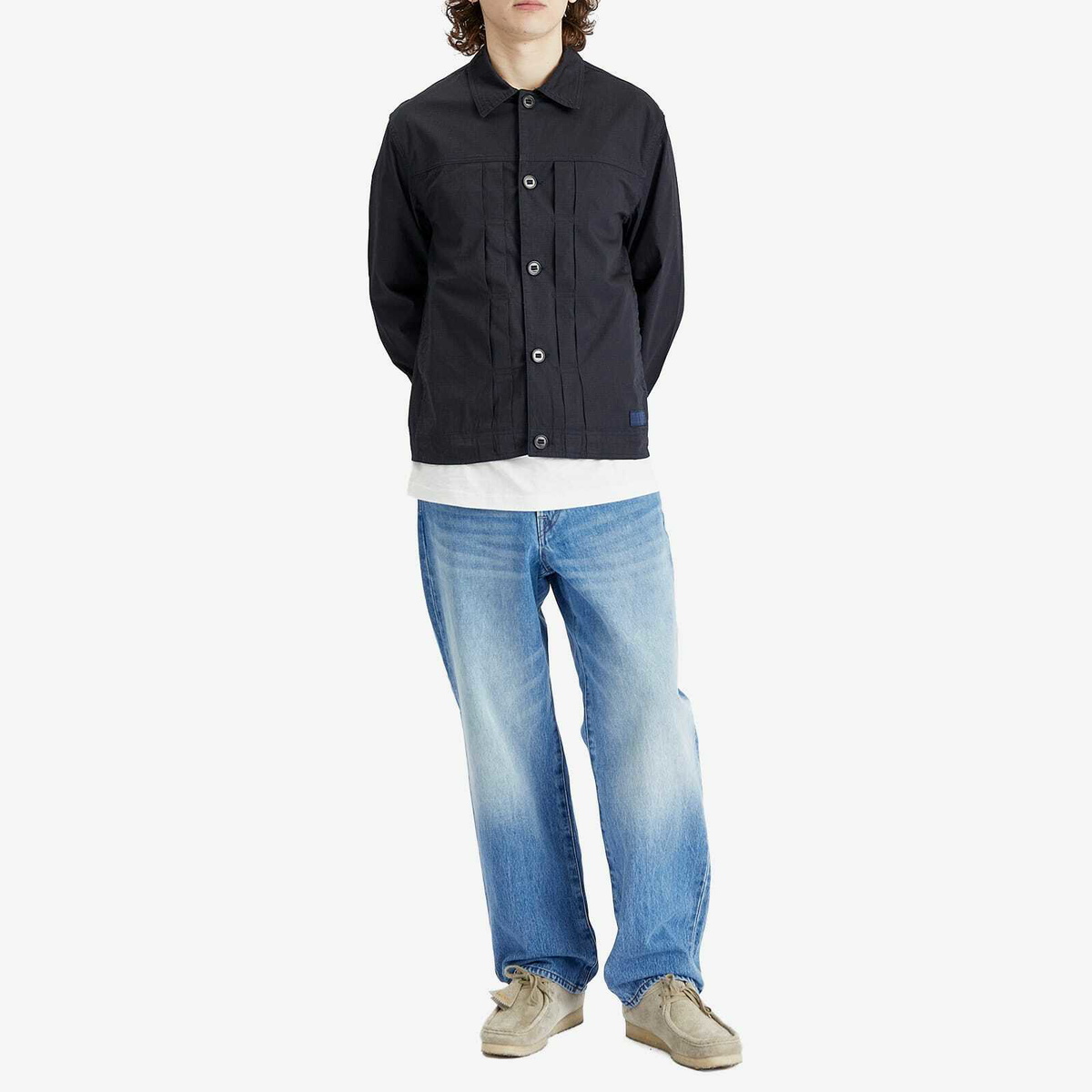 Paul Smith Men's Ripstop Jean Jacket in Navy