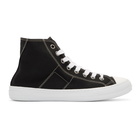 Maison Margiela Black Stereotype High-Top Sneakers