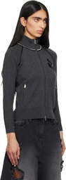 Isabel Marant Etoile Gray Lanya Cardigan Jacket