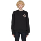 Dolce and Gabbana Black Logo Patch Sweatshirt