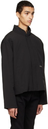 C2H4 Black Staff Uniform Streamline Jacket
