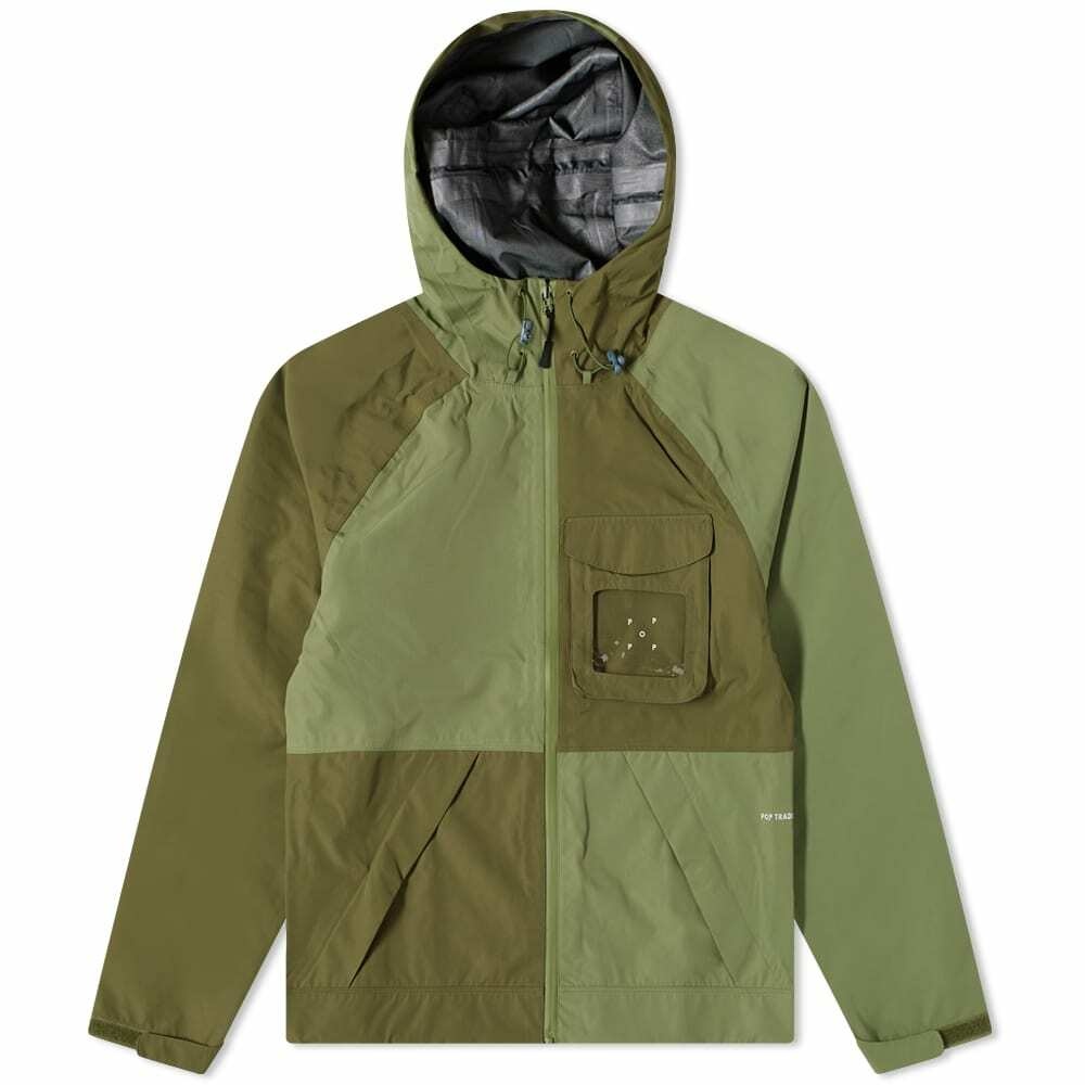pop trading company patchwork jacket-