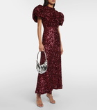 Rotate Birger Christensen Sequined maxi dress