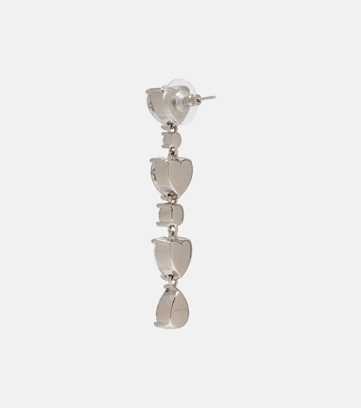 Self-Portrait Tiered embellished earrings