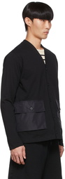 Comme des Garçons Homme Black Cotton Cardigan