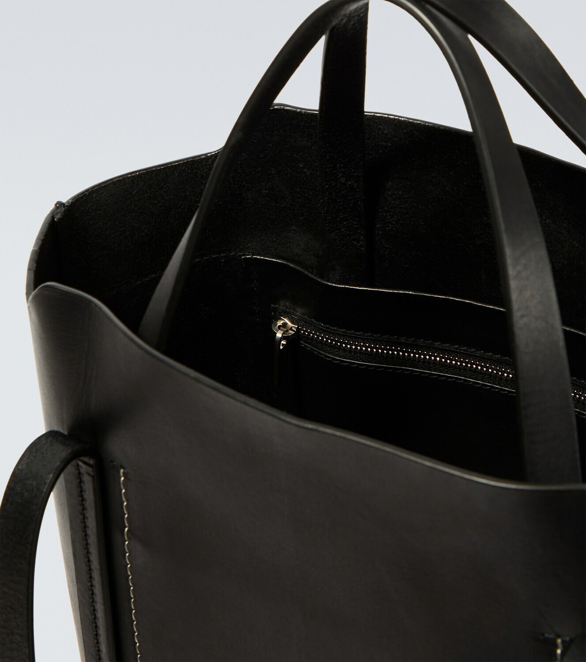 Rick Owens Medium embroidered leather tote bag Rick Owens