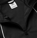 ADIDAS ORIGINALS - Logo-Embroidered Striped Tech-Jersey Track Jacket - Black