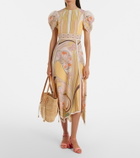 Christian Louboutin Venus raffia tote bag