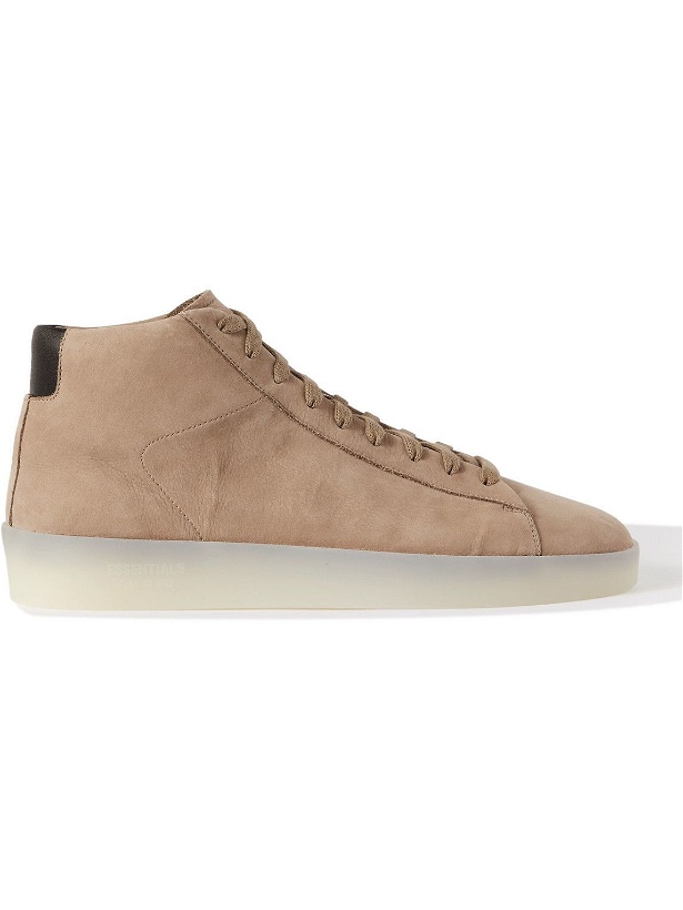 Photo: FEAR OF GOD ESSENTIALS - Nubuck Sneakers - Brown