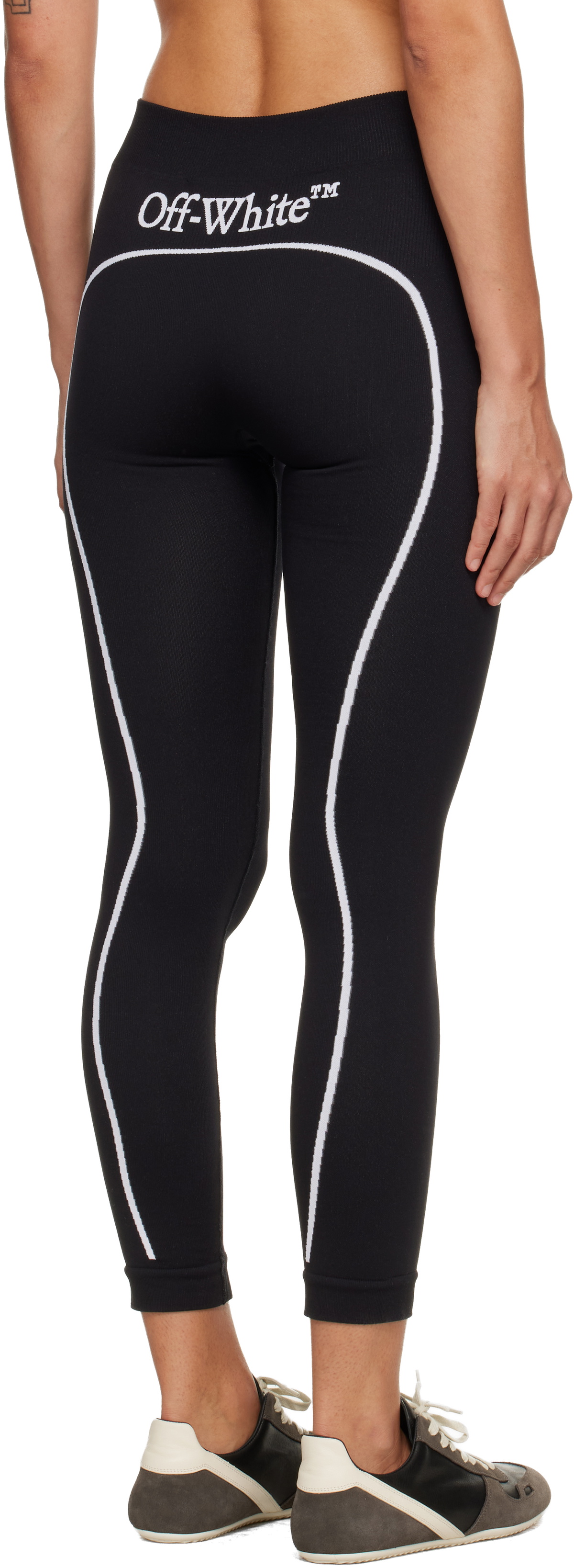 Off-White Black Off Stamp Seamless Leggings