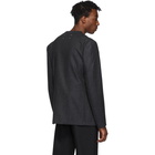 Maison Margiela Grey Collarless Blazer